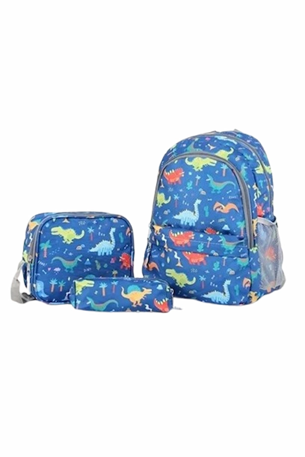 ست کیف مهد پسرانه مدل دایناسور Polo ست کیف مهد پسرانه مدل دایناسور Polo
