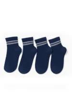 جوراب اسپورت مناسب مدرسه 4 جفت Black Arden Socks