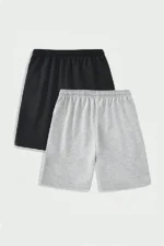 شلوارک مردانه بسته ۲ عددی DAXIS Sportwear مشکی