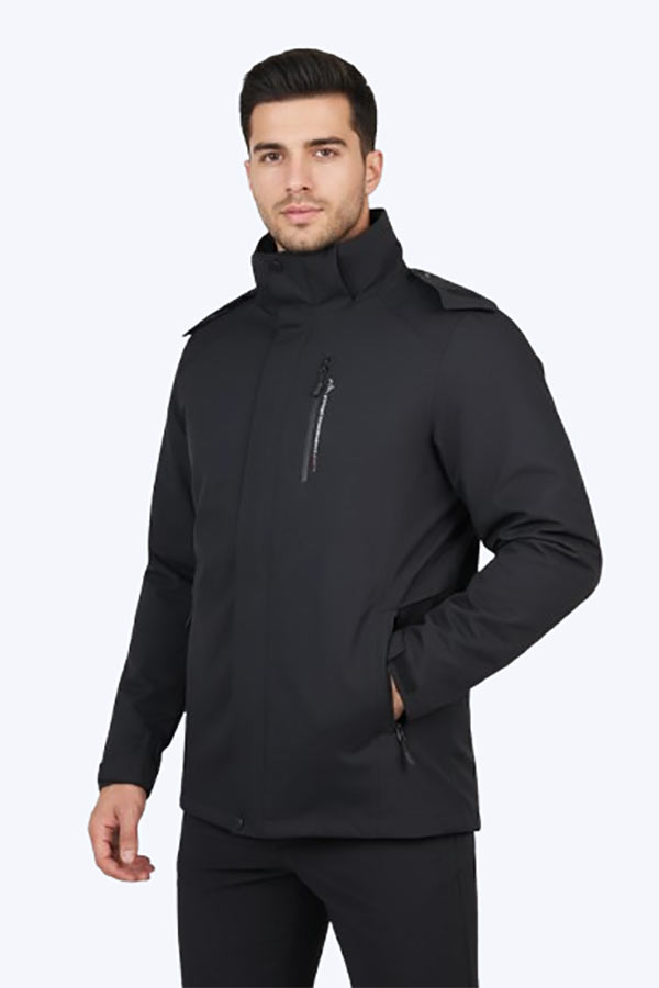 کاپشن-اسپرت-مشکی-مردانه-مدل-Nexa-Fit-M کاپشن اسپورت مشکی مردانه مدل Nexa Fit M