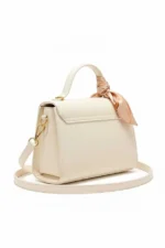 کیف دستی و رودوشی زنانه چرم مصنوعی با شال تزئینی Butik