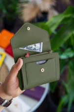 کیف پول زنانه مینی چرم وگان Garbalia