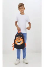 کوله‌پشتی مهدکودک و پیش‌دبستانی پسرانه Probag طرح ببر مشکی