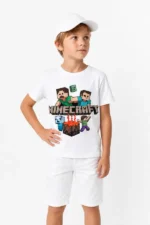 تیشرت بچگانه پسرانه Book OrBook مدل Mine Fire Craft