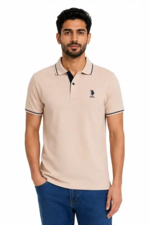 تیشرت مردانه اسلیم فیت یقه پولو U.S. Polo Assn