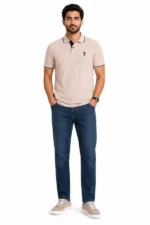 تیشرت مردانه اسلیم فیت یقه پولو U.S. Polo Assn
