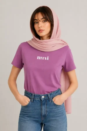 تیشرت زنانه Mavi با طرح چاپی