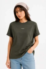 تیشرت زنانه Mavi مدل Loose Fit با طرح لوگو