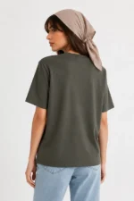 تیشرت زنانه Mavi مدل Loose Fit با طرح لوگو