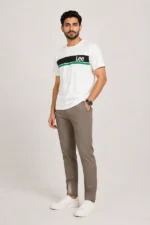 تیشرت مردانه نخی Lee مدل Regular Fit یقه گرد