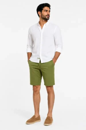 شلوارک مردانه کتان Altınyıldız Classics مدل Comfort Fit