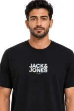 تیشرت مردانه یقه گرد Jack & Jones با مدل چاپی