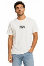 تیشرت مردانه یقه گرد Jack & Jones با مدل چاپی