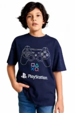 تیشرت بچگانه پسرانه DeFacto مدل PlayStation با طراحی اورسایز