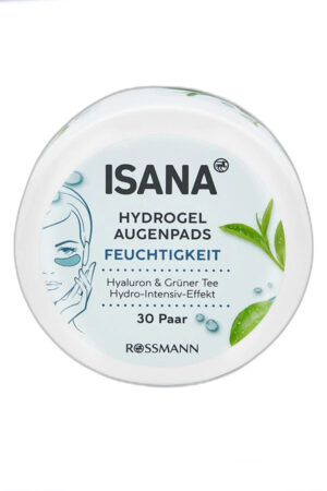 پچ زیر چشم ایسانا ISANA هیدروژل هیالورونیک اسید و چای سبز 30 جفت