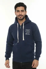 سویشرت کلاه‌دار زیپ‌دار مردانه PHANTOM JEANS