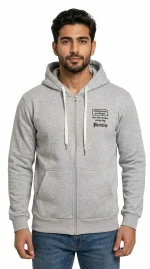 سویشرت کلاه‌دار زیپ‌دار مردانه PHANTOM JEANS