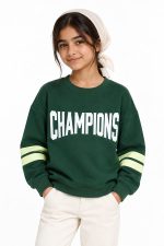 دورس بچگانه MiaBaby مدل Champions اورسایز چاپ‌دار سبز