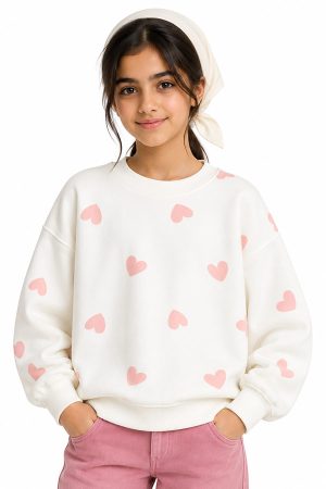 دورس دخترانه H&M داخل کرکی یقه گرد کرم