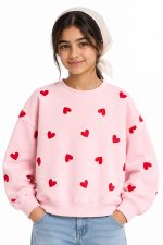 دورس دخترانه H&M داخل کرکی یقه گرد صورتی