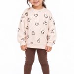 ست دخترانه ۲ تکه MODA طرح قلب