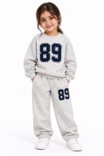 ست دورس و شلوار دخترانه Morning Kids طرح 89