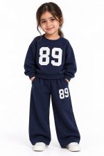 ست دورس و شلوار دخترانه Morning Kids طرح 89