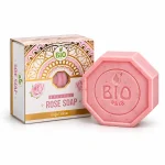صابون گیاهی روشن کننده و نرم کننده Bio Asia با رایحه گل رز