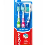 پک 3 عددی مسواک کلگیت (Colgate) مدل Extra Clean