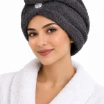 حوله سر دکمه دار میکروفایبر CASPARA