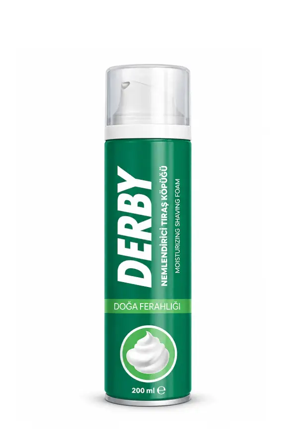 فوم اصلاح دربی (Derby) مدل Doğa Ferahlığı حجم ۲۰۰ میلیلیتر فوم اصلاح دربی (Derby) مدل Doğa Ferahlığı حجم ۲۰۰ میلیلیتر