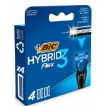 تیغ یدک مردانه بیک (Bic) مدل Flex 3 بسته 4 عددی